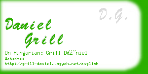 daniel grill business card